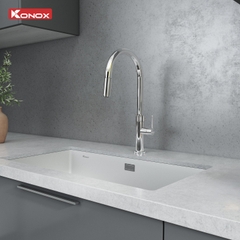 Vòi rửa bát Konox Lasi Chrome - Công nghệ Neoperl