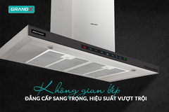Hút mùi chữ T GrandX GX H90C68B - BLDC Inverter cực êm