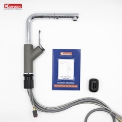 Vòi rửa bát Konox Artan Grey