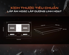 Bếp Từ Đôi Junger JG CEJ-225-INVERTER