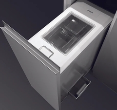 Thùng gạo gắn cánh Hafele Spinto 549.32.758 - 30kg - Ray giảm chấn