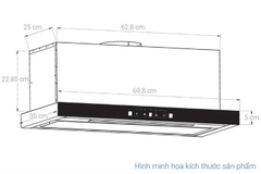 Máy Hút Mùi KAFF KF-TH1700B - Âm Tủ Inverter Smart