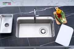 Chậu rửa bát 1 hố Nobinox Mono VA207