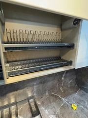 Giá bát cố định GrandX XF.60M – XF.70M – XF.80M – XF.90M - 2 tầng Oval Inox SUS304