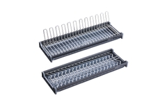 Giá bát cố định GrandX XF.60M – XF.70M – XF.80M – XF.90M - 2 tầng Oval Inox SUS304