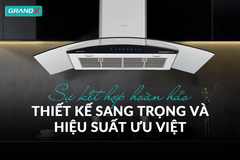 Hút mùi kính cong GrandX GX H90C62S - BLDC 1050m3/h siêu êm