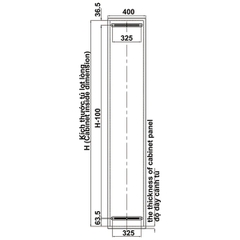 Phụ kiện tủ cao Hafele KARA PULL (595.80.803) - Tủ kho kéo 6 tầng