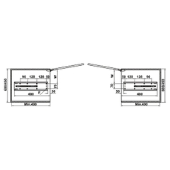 Rổ 6 tầng Hafele KARA SWING (548.65.842) - Hệ kho tủ đồ khô