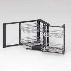 Rổ góc nan Ovan Hafele OLLA (548.21.022) - Inox 304 - Liên hoàn