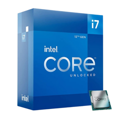 CPU Intel Core i7 12700F | 12 Nhân/20 luồng, 25MB Cache, 65W, Max 4.9GHz - Tray / Box