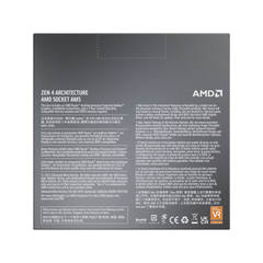 CPU AMD Ryzen 7 7700X (AMD AM5 - 8 Core - 16 Thread - Base 4.5GHz - Turbo 5.4GHz - Cache 40MB) - Tray / Box