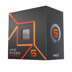 CPU AMD Ryzen 5 7400F (AMD AM5 - 6 Core - 12 Thread - Base 3.7GHz - Turbo 4.7GHz - Cache 38MB) - Tray / Box