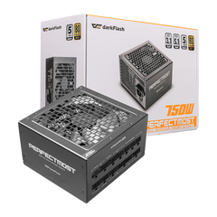 Nguồn máy tính Dark Flash PMT750 - 750W (ATX 3.1, PCIe 5.1 80 Plus Gold - Full Modul)