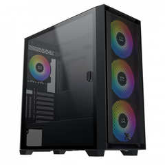 Vỏ Case Xigmatek Anubis Pro 4FX EN40771 (EATX, 4 Fan ARGB, Màu Đen)