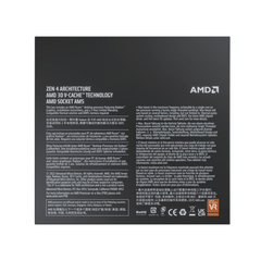 CPU AMD Ryzen 9 7900X3D (AMD AM5 - 12 Core - 24 Thread - Base 4.4GHz - Turbo 5.6GHz - Cache 140MB) - Tray / Box