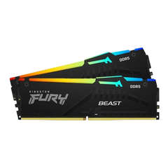 RAM Kingston FURY Beast RGB 16GB (2x8GB) DDR5 5200MHz (KF552C40BBAK2-16)