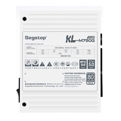 Nguồn Segotep KL-M750G SFX - 750W - 80 PLUS GOLD - ATX3.0+PCIE 5.0 WHITE