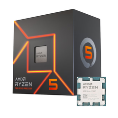 CPU AMD Ryzen 5 7400F (AMD AM5 - 6 Core - 12 Thread - Base 3.7GHz - Turbo 4.7GHz - Cache 38MB) - Tray / Box