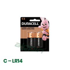 Pin Duracell Coppertop Alkaline C 1.5V (Pin Trung) - Chính Hãng