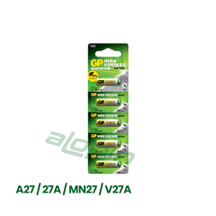 Pin GP Alkaline A27 (27A / MN27 / V27A) Vỉ 5 Viên - Chính Hãng