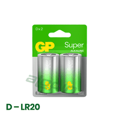 Pin GP Super Alkaline D 1.5V (Pin Đại) – Chính Hãng