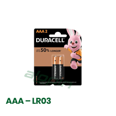 Pin Duracell Coppertop Alkaline AAA 1.5V (Vỉ 2 Viên) – Chính Hãng