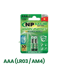 Pin National Power Alkaline AAA 1.5V (Vỉ 2 Viên) – Chính Hãng