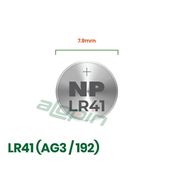 Pin National Power Alkaline LR41 (AG3 / 192) - Chính Hãng
