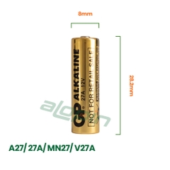 Pin GP Alkaline A27 (27A/ MN27/ V27A) - Chính Hãng