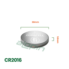 Pin Duracell CR2016 Lithium 3V (Vỉ 2 Viên) - Chính Hãng