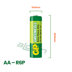 Pin GP Greencell AA 1.5V (Vỉ 2 Viên) – Chính Hãng