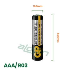 Pin GP Supercell AAA / R03 (1.5V) – Chính Hãng