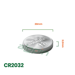Pin Duracell CR2032 Lithium 3V (Vỉ 2 Viên) - Chính Hãng