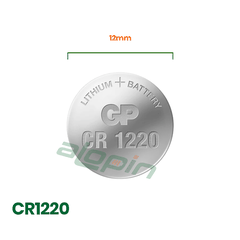 Pin GP CR1220 Lithium 3V - Chính Hãng