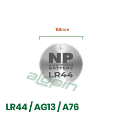 Pin National Power Alkaline LR44 (AG13 / A76) - Chính Hãng