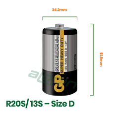 Pin GP Supercell R20S / 13S (Pin Đại) - Chính Hãng