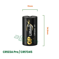 Pin GP CR123A Pro Lithium 3V - Chính Hãng