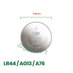 Pin GP Alkaline LR44 (AG13 / A76) - Chính Hãng