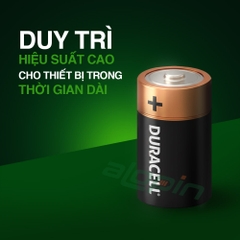 Pin Duracell Coppertop Alkaline C 1.5V (Pin Trung) - Chính Hãng