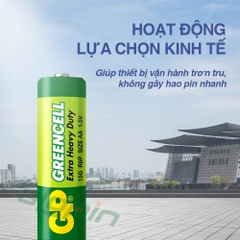 Pin GP Greencell AA 1.5V (Vỉ 4 Viên) – Chính Hãng