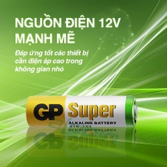 Pin GP Alkaline A27 (27A / MN27 / V27A) Vỉ 5 Viên - Chính Hãng