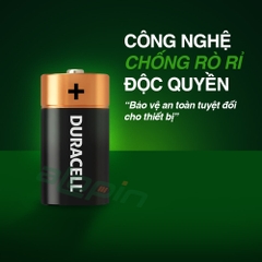 Pin Duracell Coppertop Alkaline D 1.5V (Pin Đại) - Chính Hãng