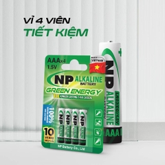 Pin National Power Alkaline AAA 1.5V (Vỉ 4 Viên) – Chính Hãng