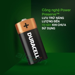 Pin Duracell Coppertop Alkaline C 1.5V (Pin Trung) - Chính Hãng