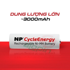 Pin Sạc National Power AA (EG - 3MTDN) - Chính Hãng