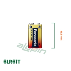 Pin Panasonic Alkaline 9V (6LR61T / 1B) - Chính Hãng