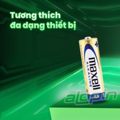 Pin Maxell Alkaline AA/ LR6 1.5V (Vỉ 2 Viên) - Chính Hãng