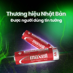 Pin Maxell AA/ R6P 1.5V (Vỉ 4 Tặng 4 AAA) – Chính Hãng