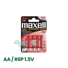 Pin Maxell AA/ R6P 1.5V (Vỉ 4 Viên) – Chính Hãng