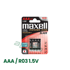Pin Maxell AAA/ R03 1.5V (Vỉ 4 Viên) – Chính Hãng